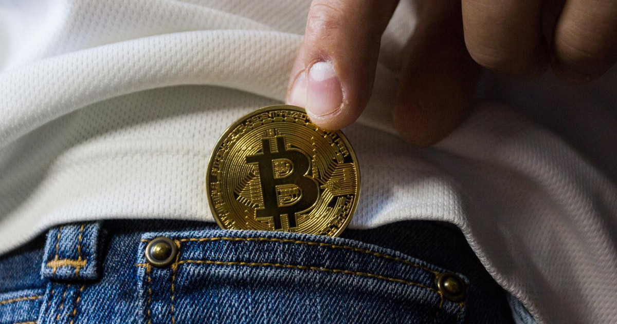 Bild einer Bitcoin Münze