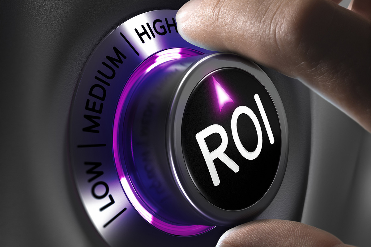 Picture of a knob that says ROI