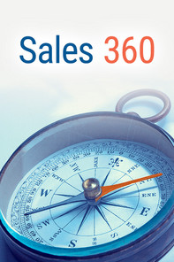 Kompass mit den Wörter Sales 360
