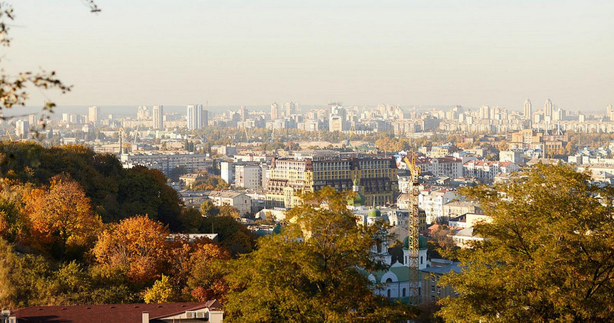 Panoramabild von Kiew