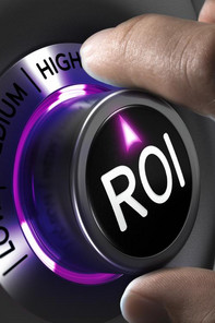 Picture of a knob that says ROI