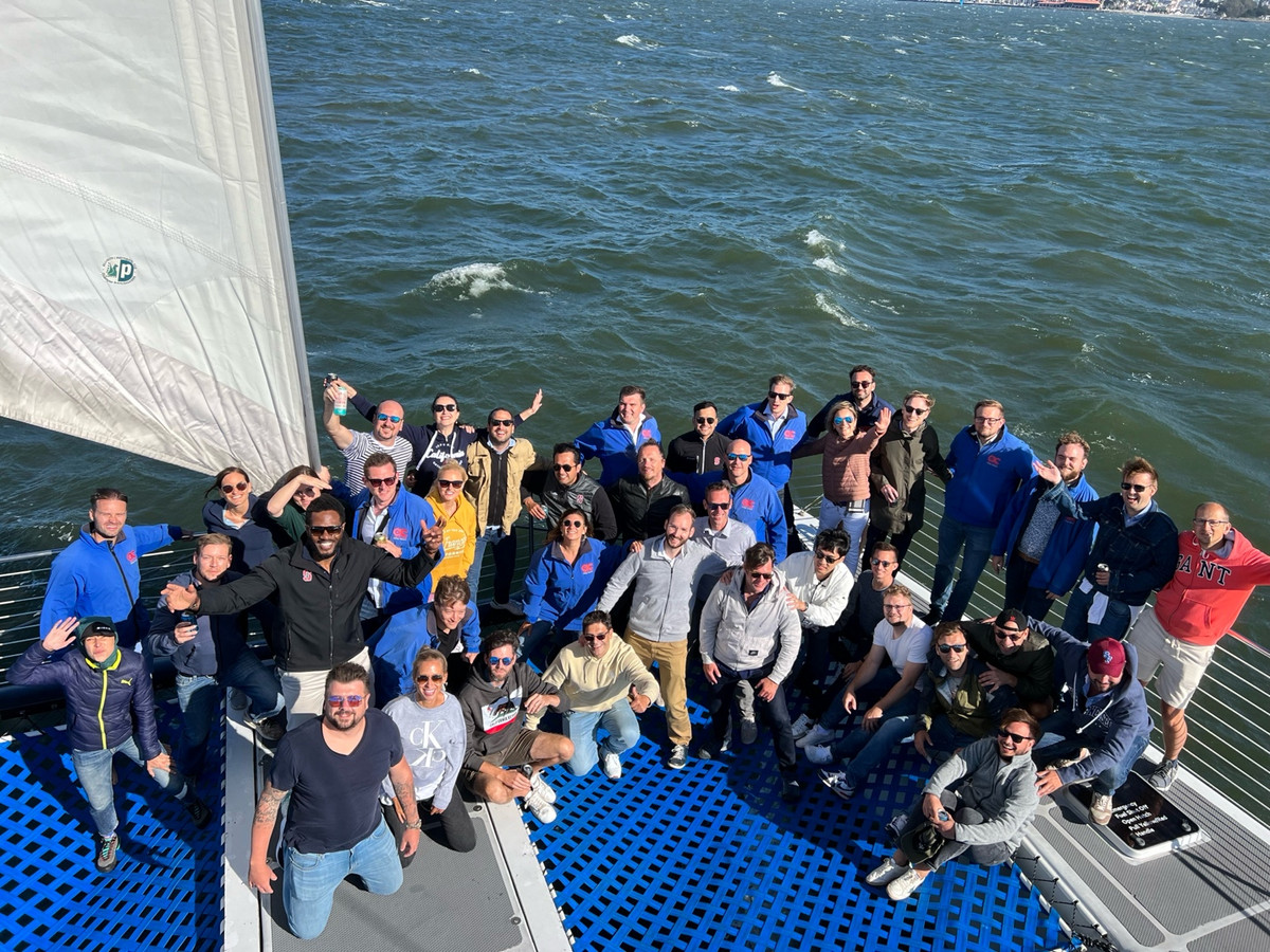 The boat trip at the San Francisco Bay