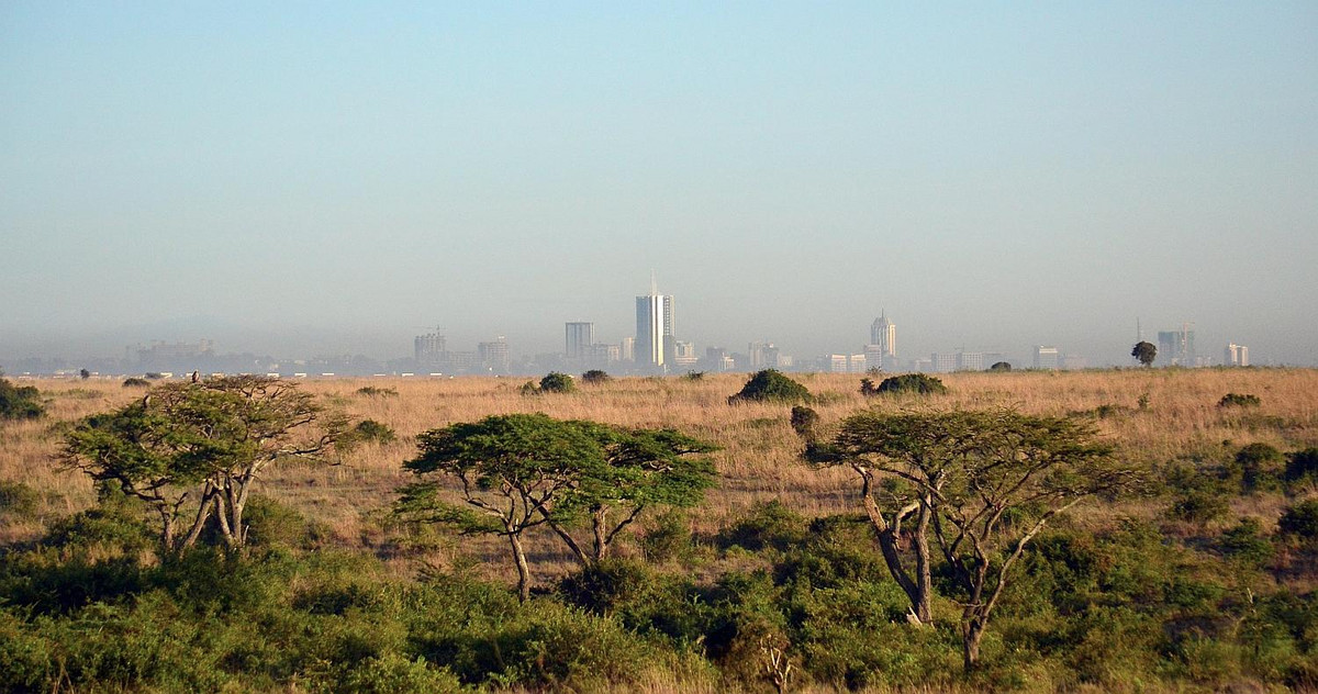 Bild der Skyline von Nairobi