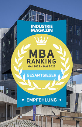 Das Siegel des Industriemagazin-MBA-Rankings