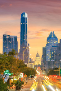 A view of the skyline Austin, Texas