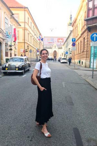 Pic of Ivana Zmikic in Zagreb