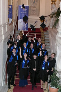 Group photo of the graduates of the Professional MBA Banking Management 2017 