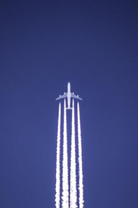 pic of a plane in the air